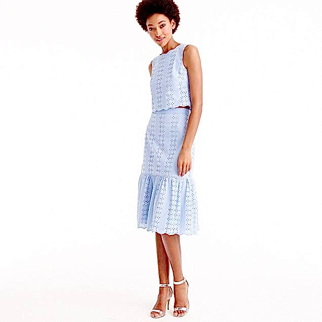 blue two piece nursing friendly dreesses
