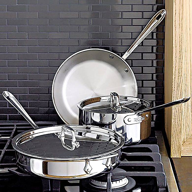 All-Clad Stainless 5-Piece Starter Cookware Set