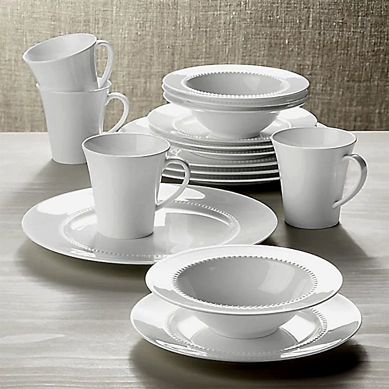 White Pearl 16-Piece Dinnerware Set