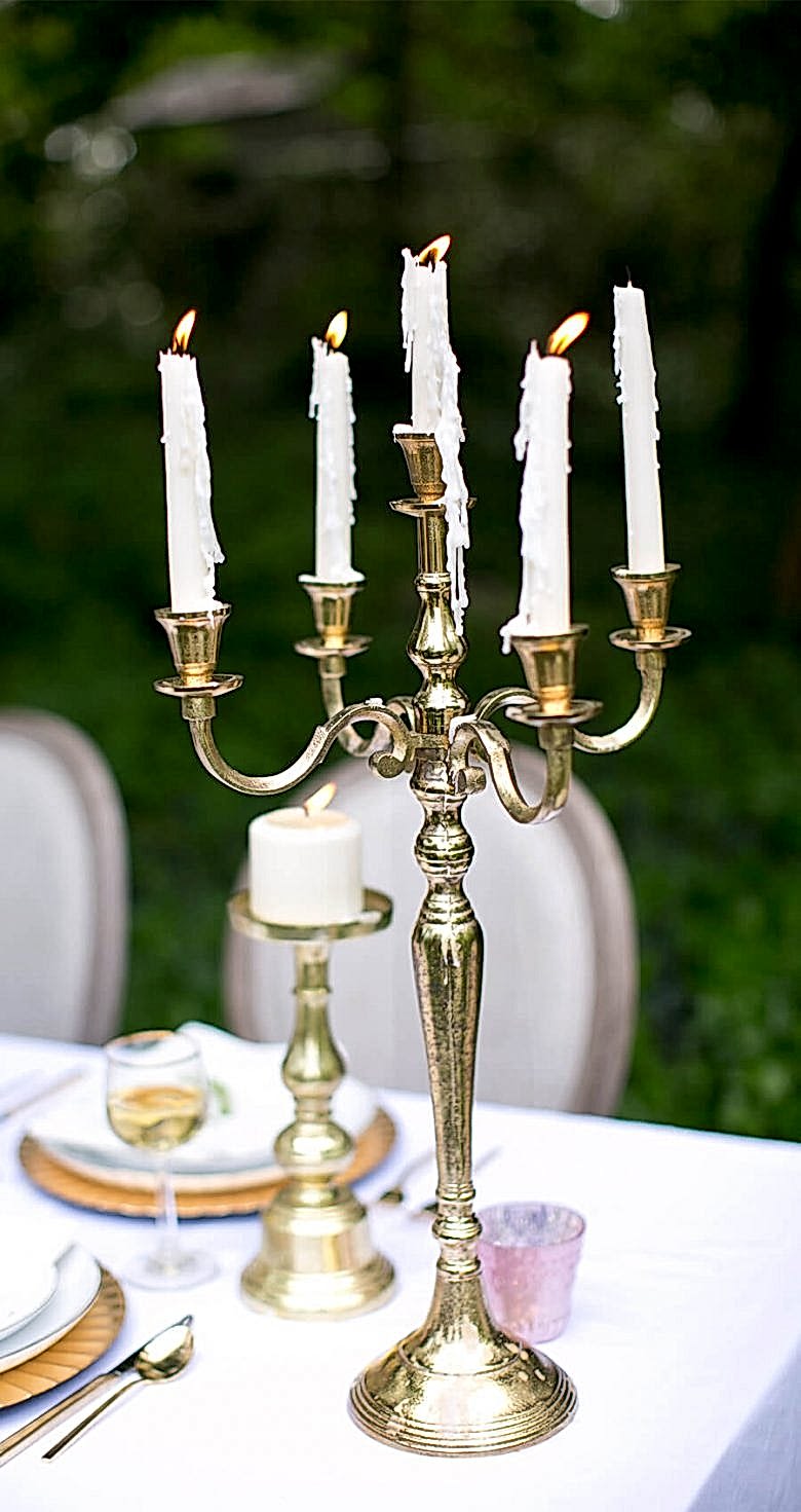 Gold Moretti Candelabra