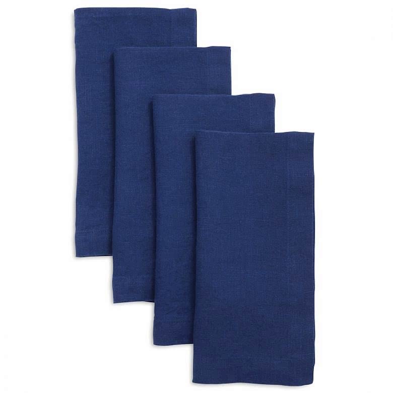 Blue Linen Napkins
