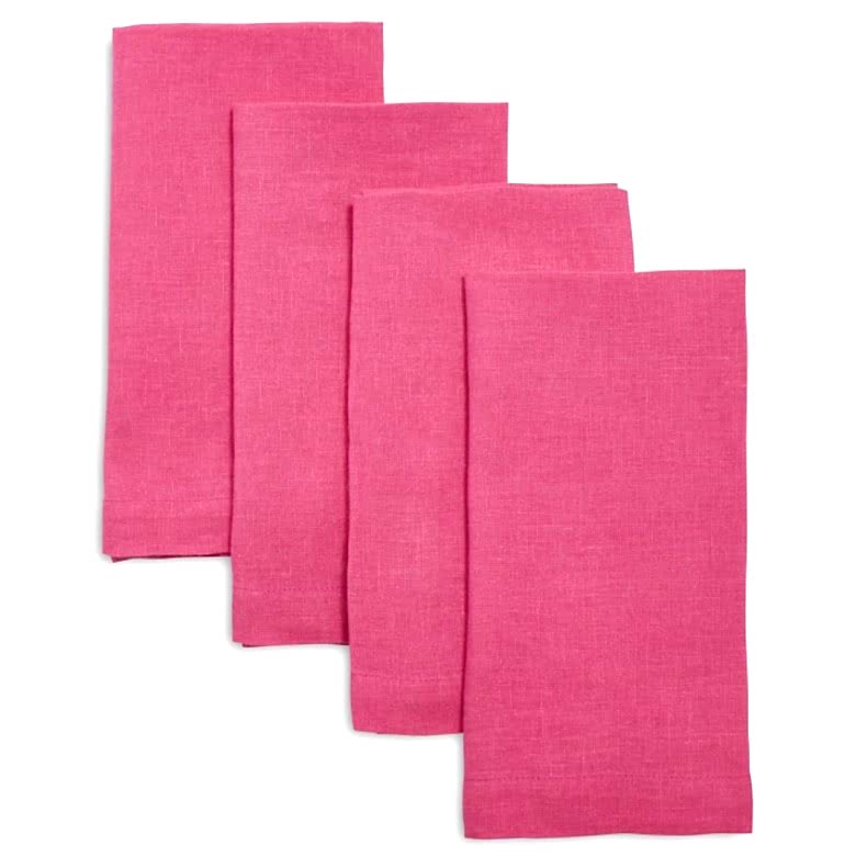 Pink Linen Napkins