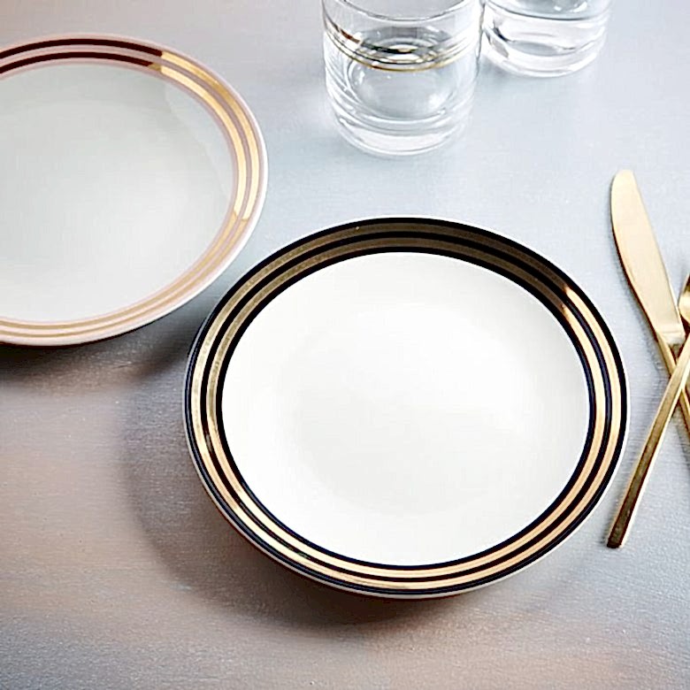 Fishs Eddy Gilded Side Plates