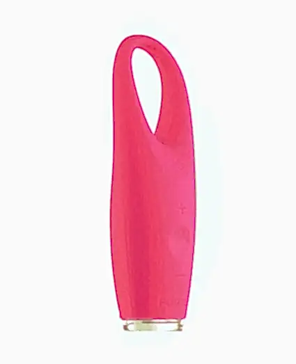 Moving gif of Iris pink eye massager from Foreo.