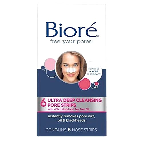 box of Bioré ultra deep cleansing pore strips
