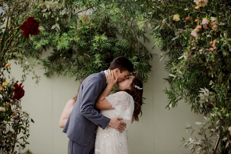 wedding backdrops floral greenery ceremony