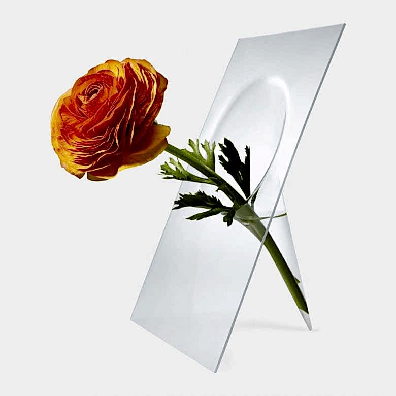 rectangle glass bud vase