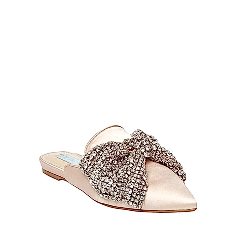 flats with a jewel bow
