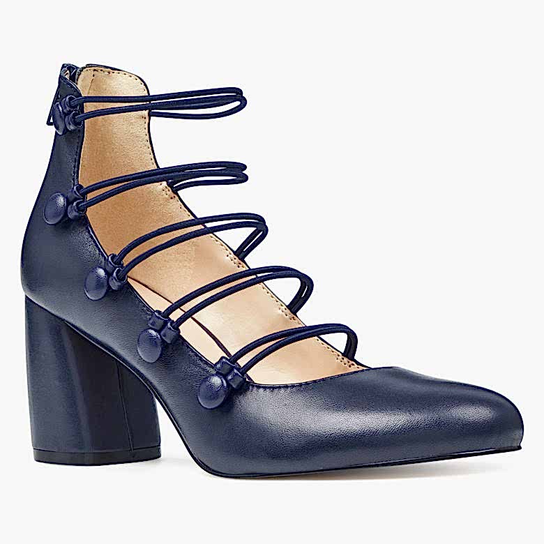 dark blue pumps