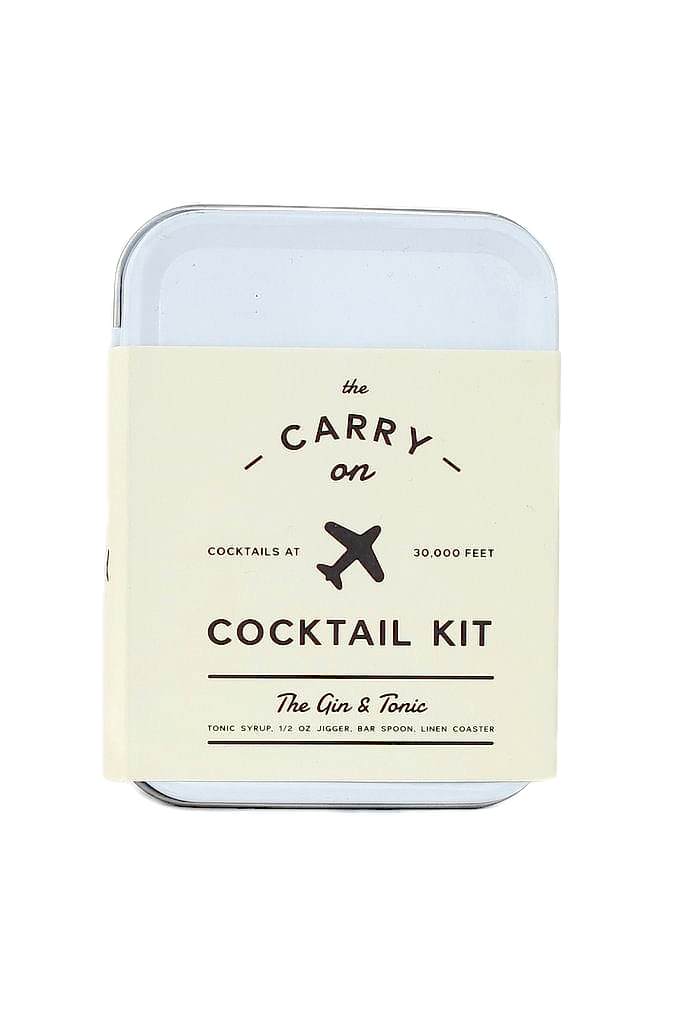 Box of carry-on cocktail kit