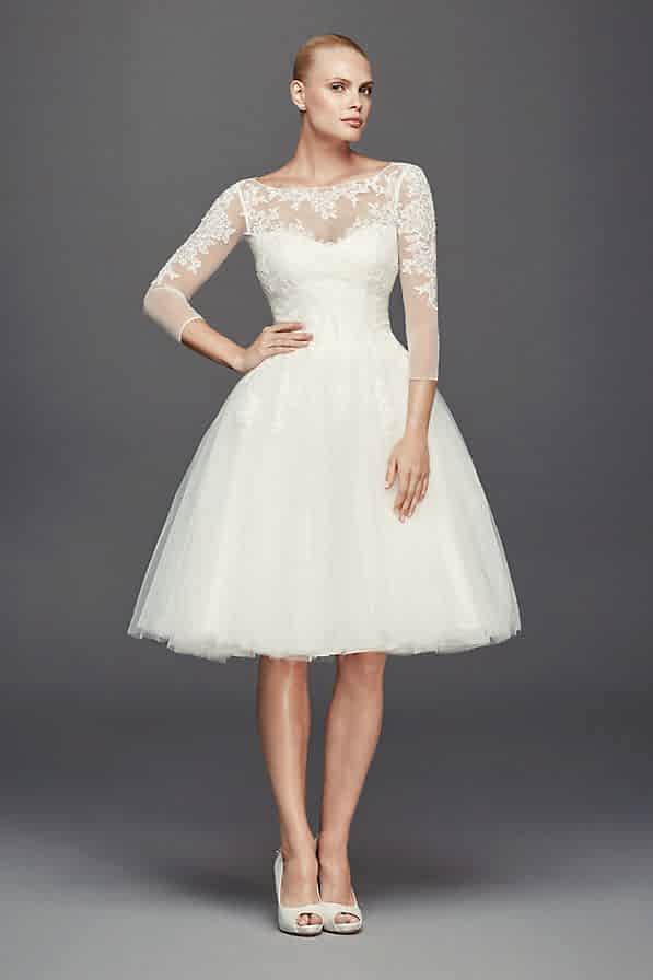 flower applique ball gown short dress