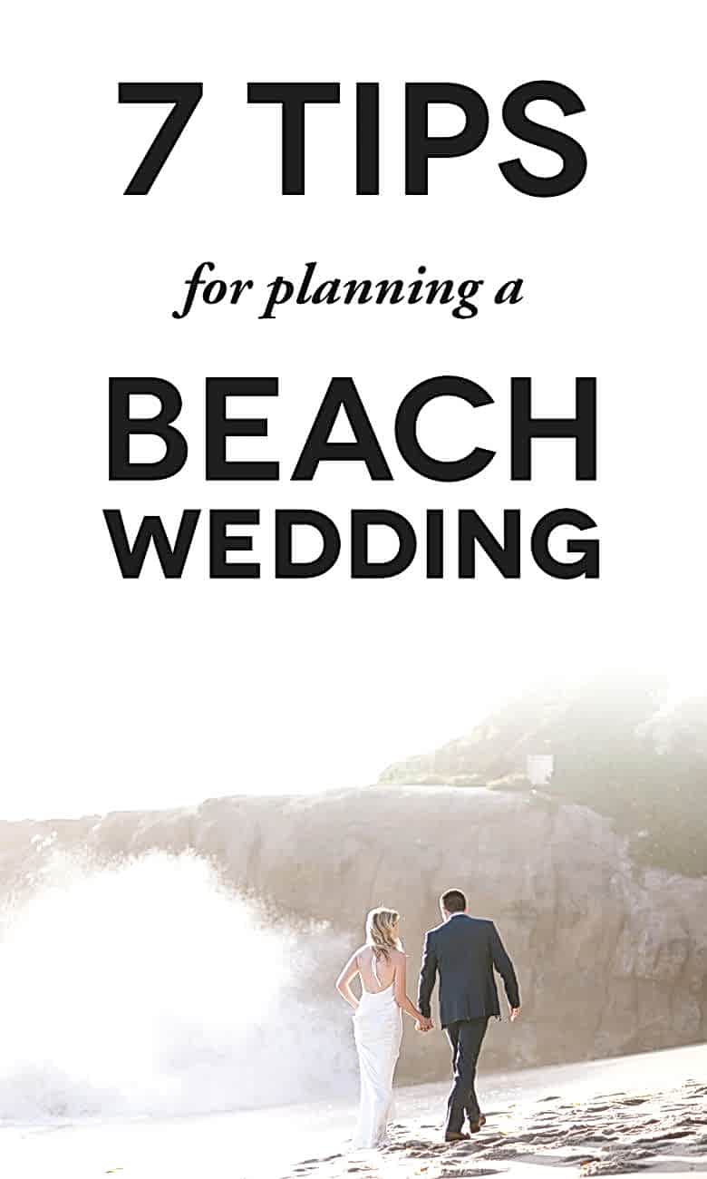 7 tips for having a beach wedding