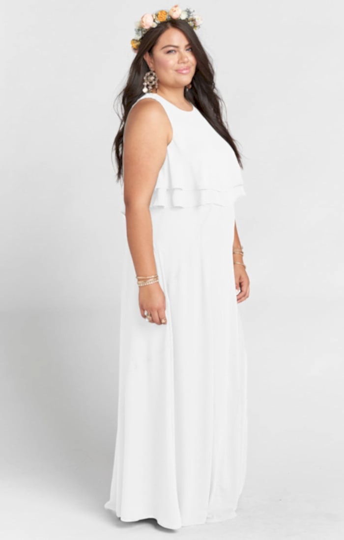 Plus sized beach wedding dresses