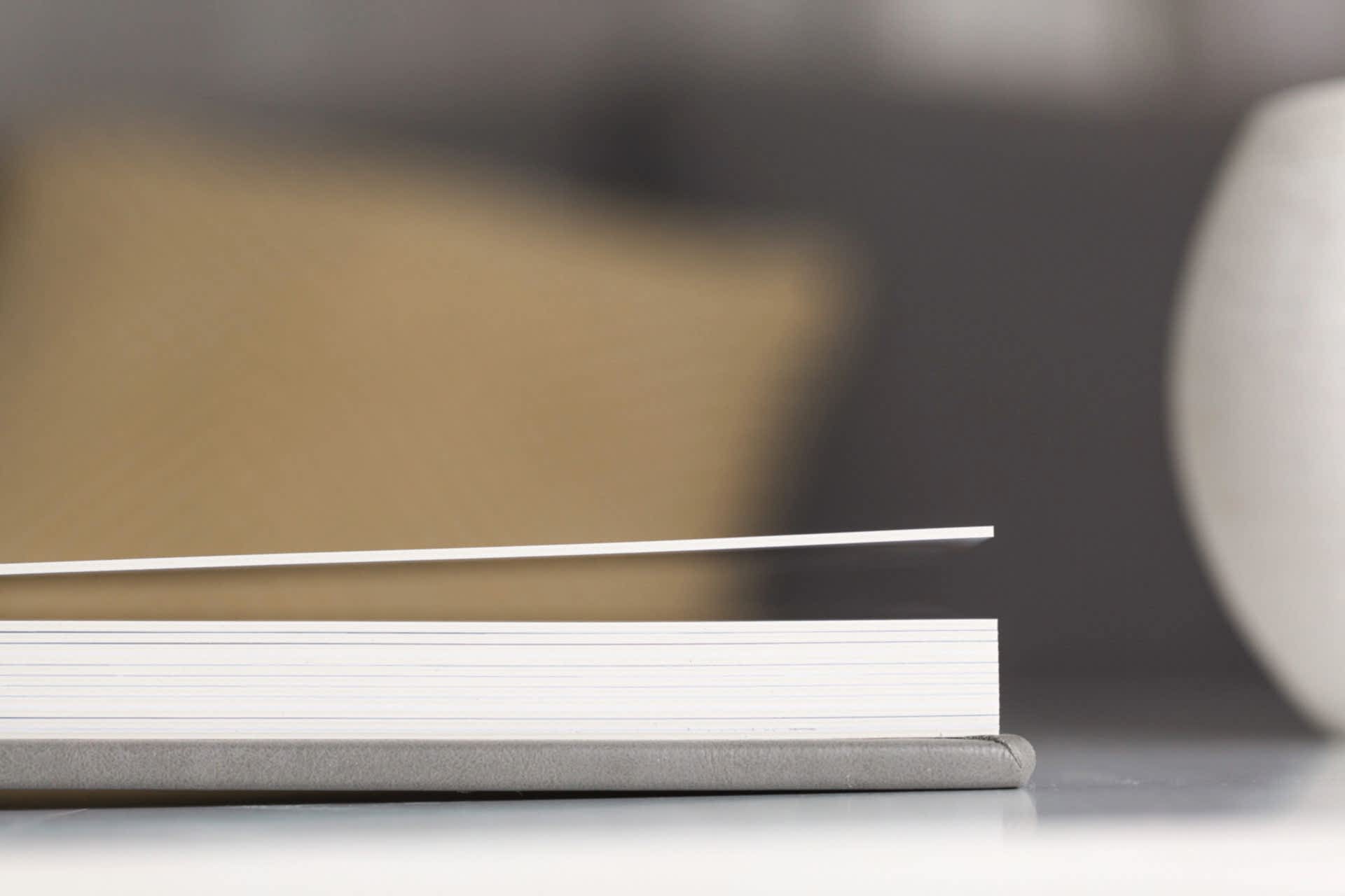 the white edged thick pages of an album from Albums Remembered