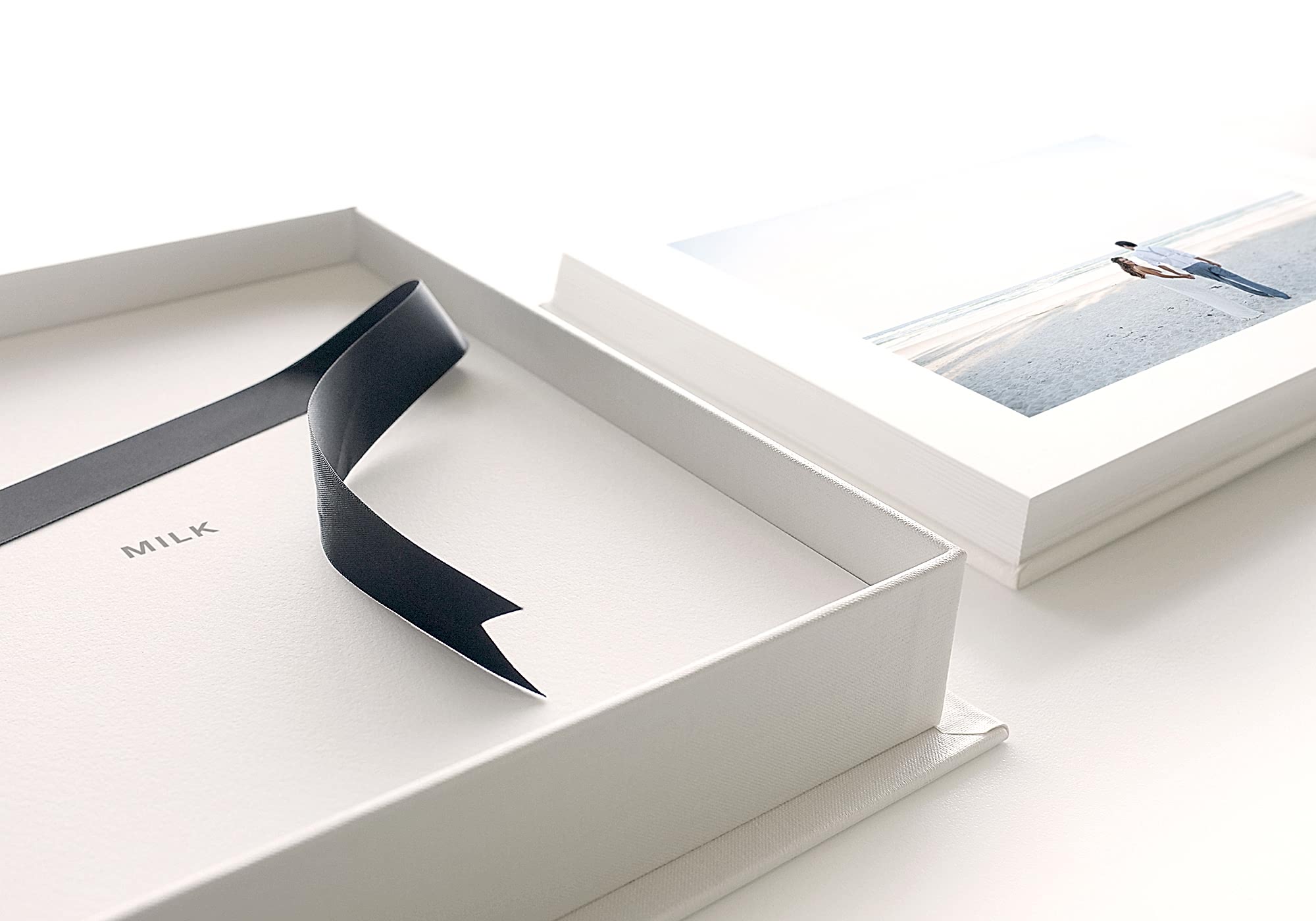 Premium Leather Photo Album with Presentation Box