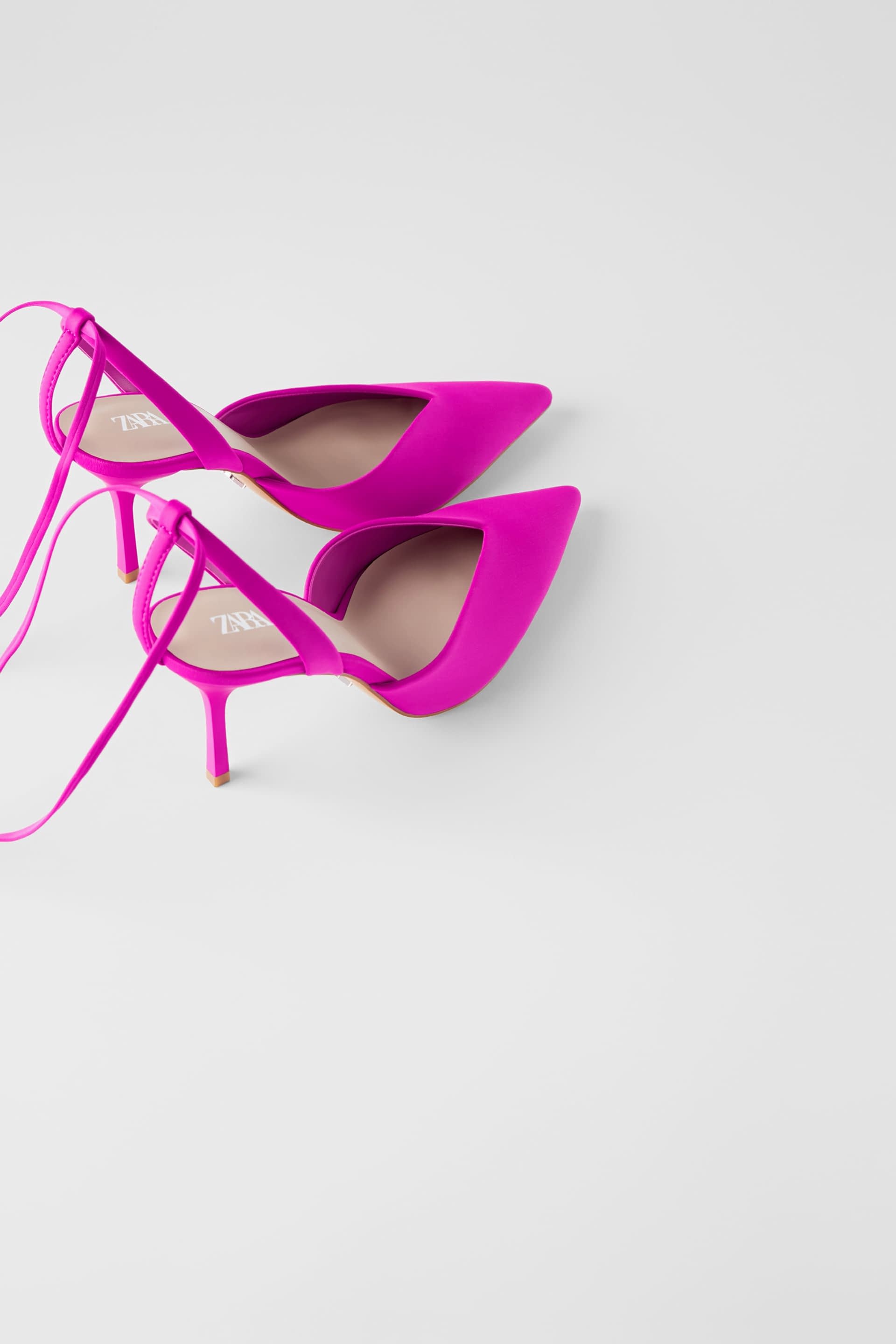 Fuscia high heels