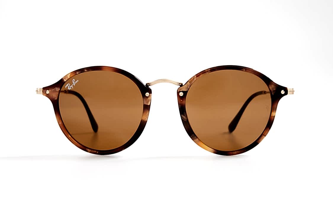tortoise shell round sunglasses