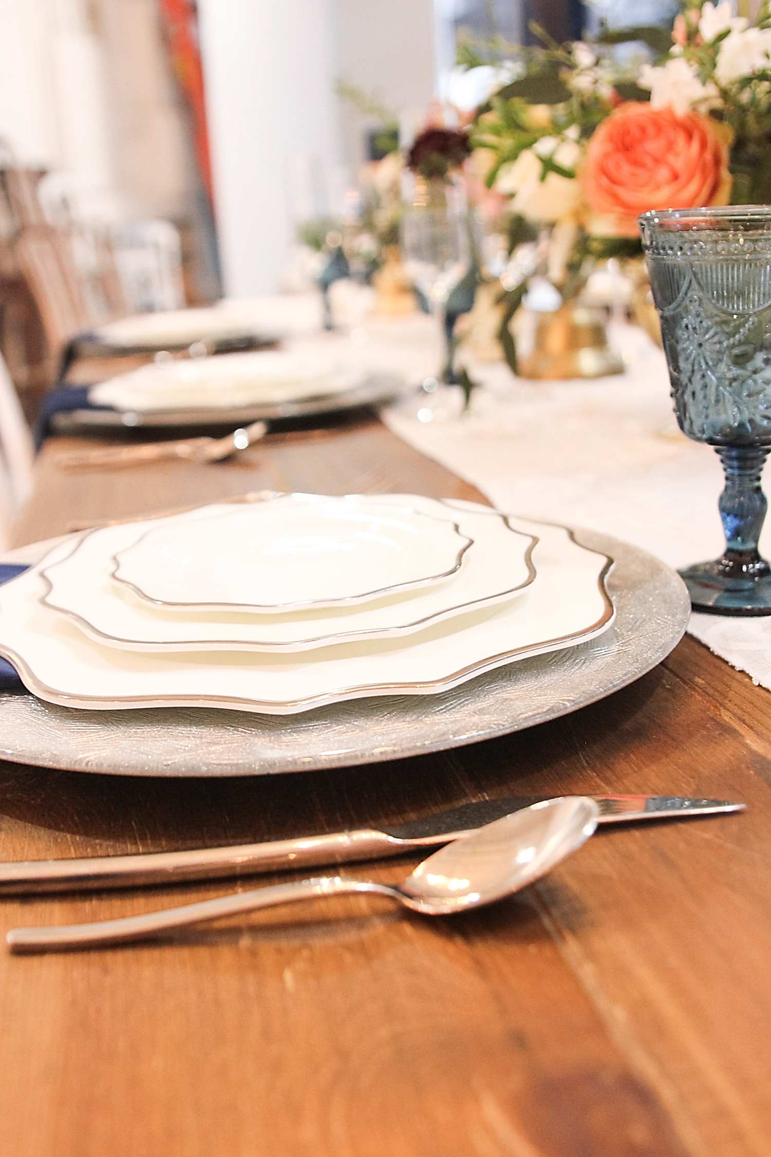 Photo of a set table 