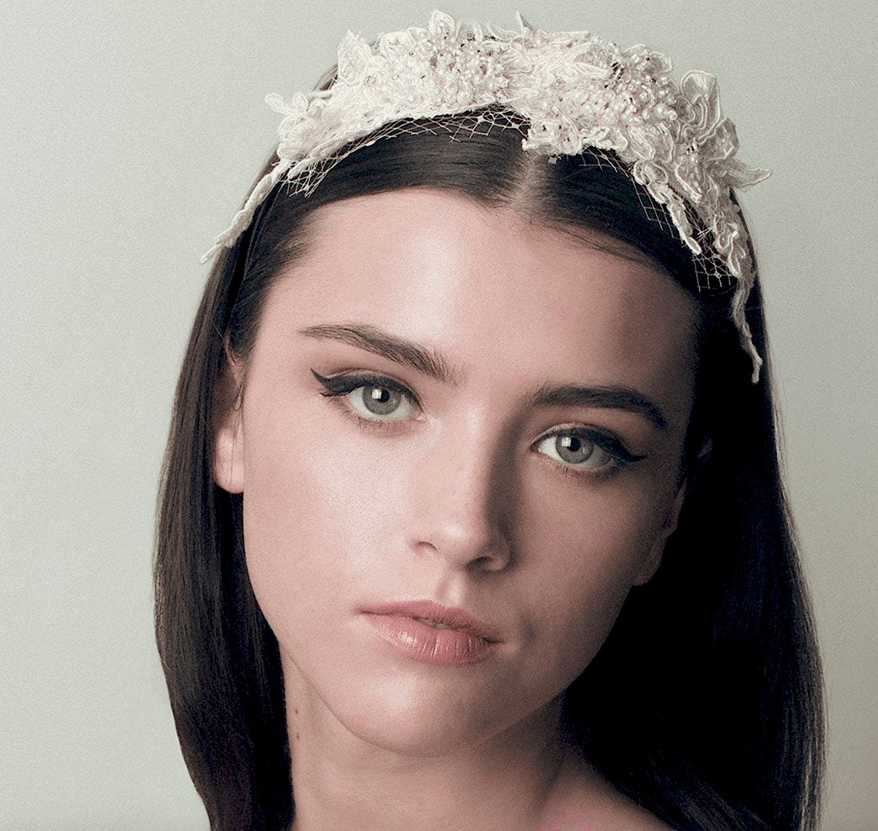 Wedding lace headband