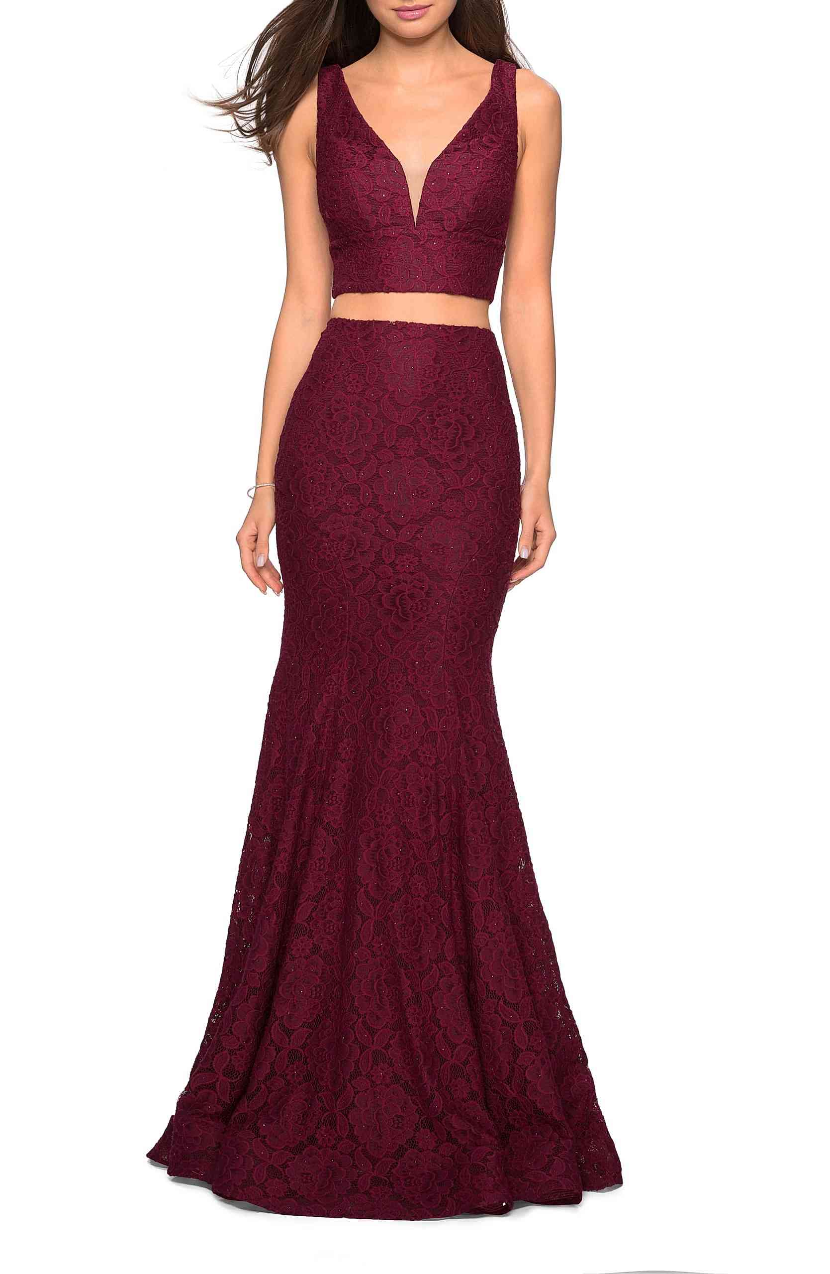 Two piece lace dress 