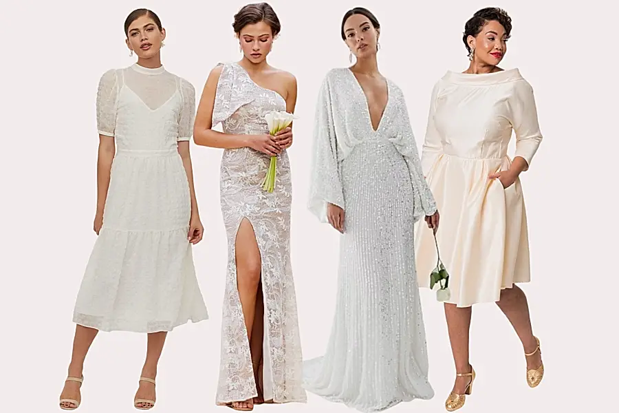 For women modeling off the rack wedding dresses