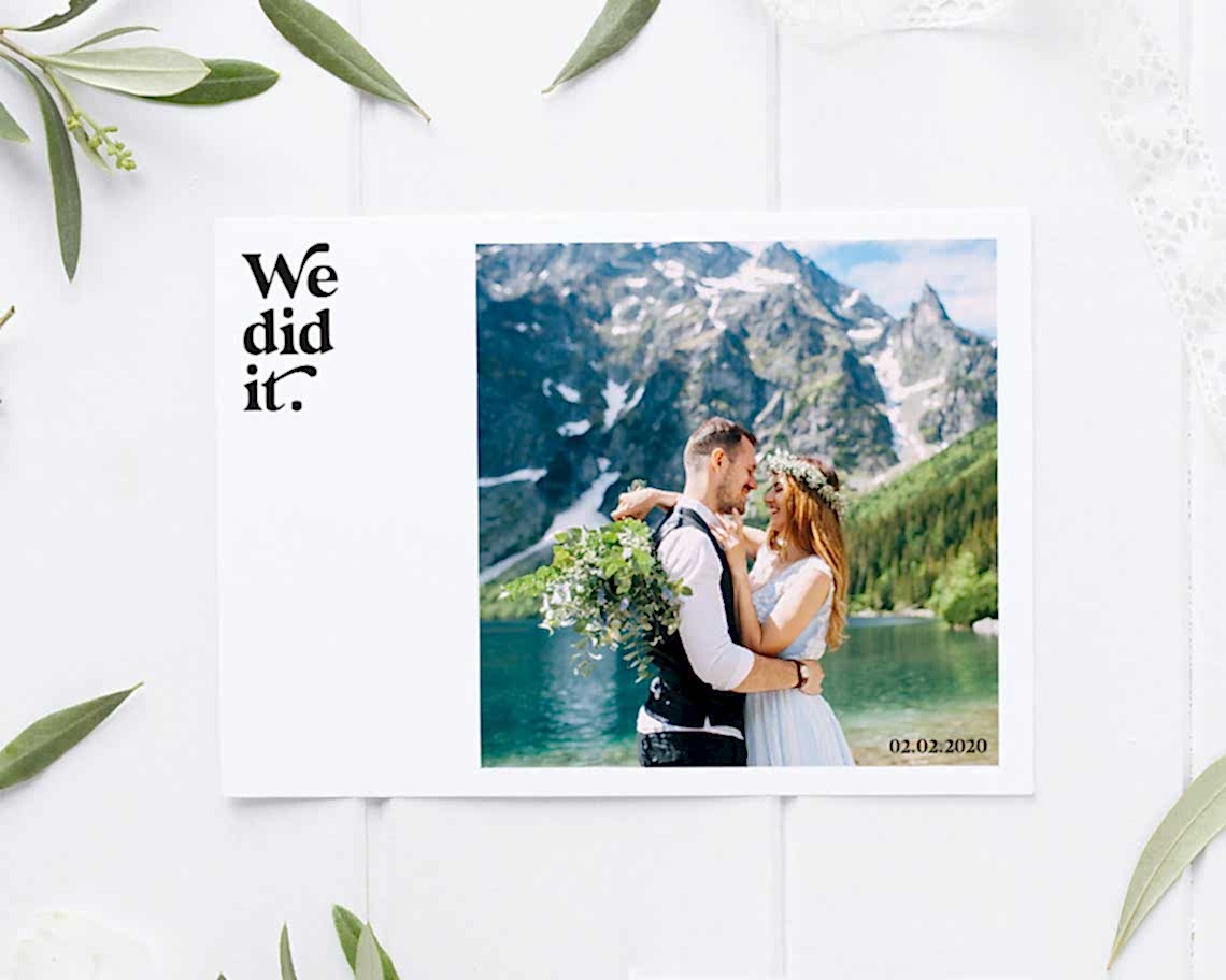 we did it announcement with photo