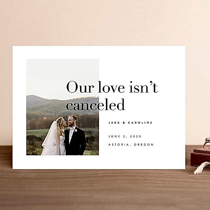 simple card with photo