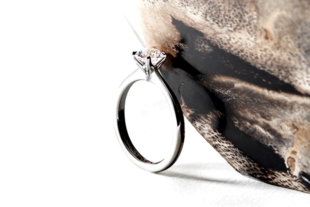 white gold and diamond solitaire engagement ring for a 2020 proposal