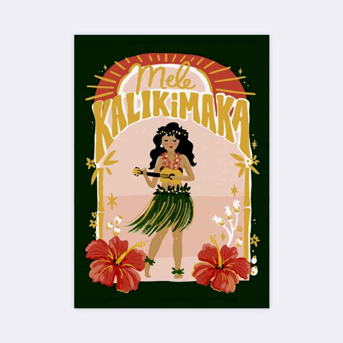 mele kalikimaka card