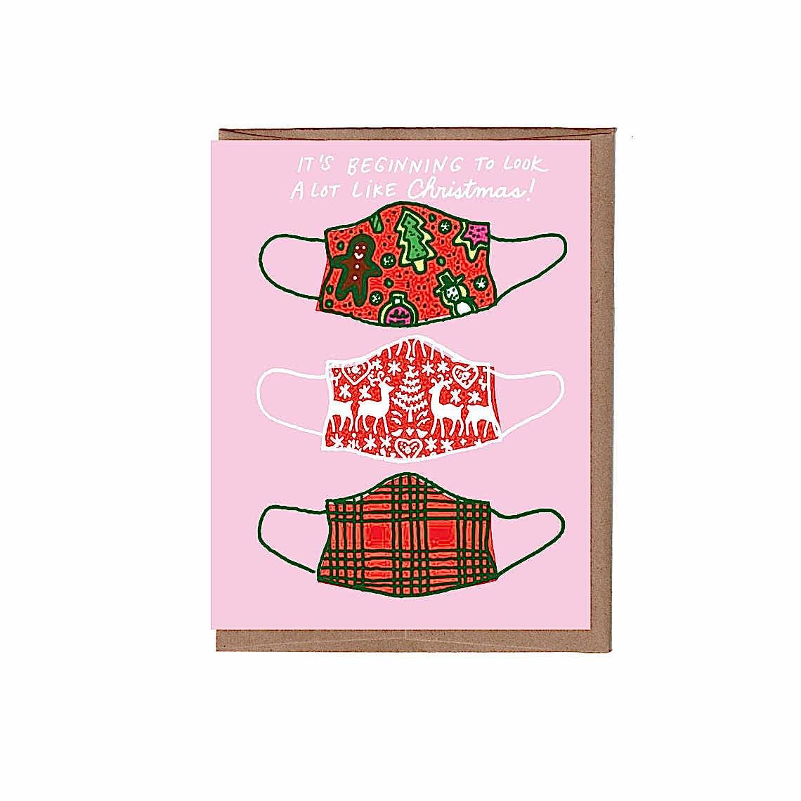 christmas mask 2020 holiday cards