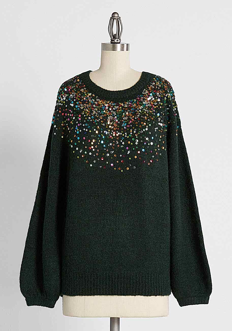 sequin sweater