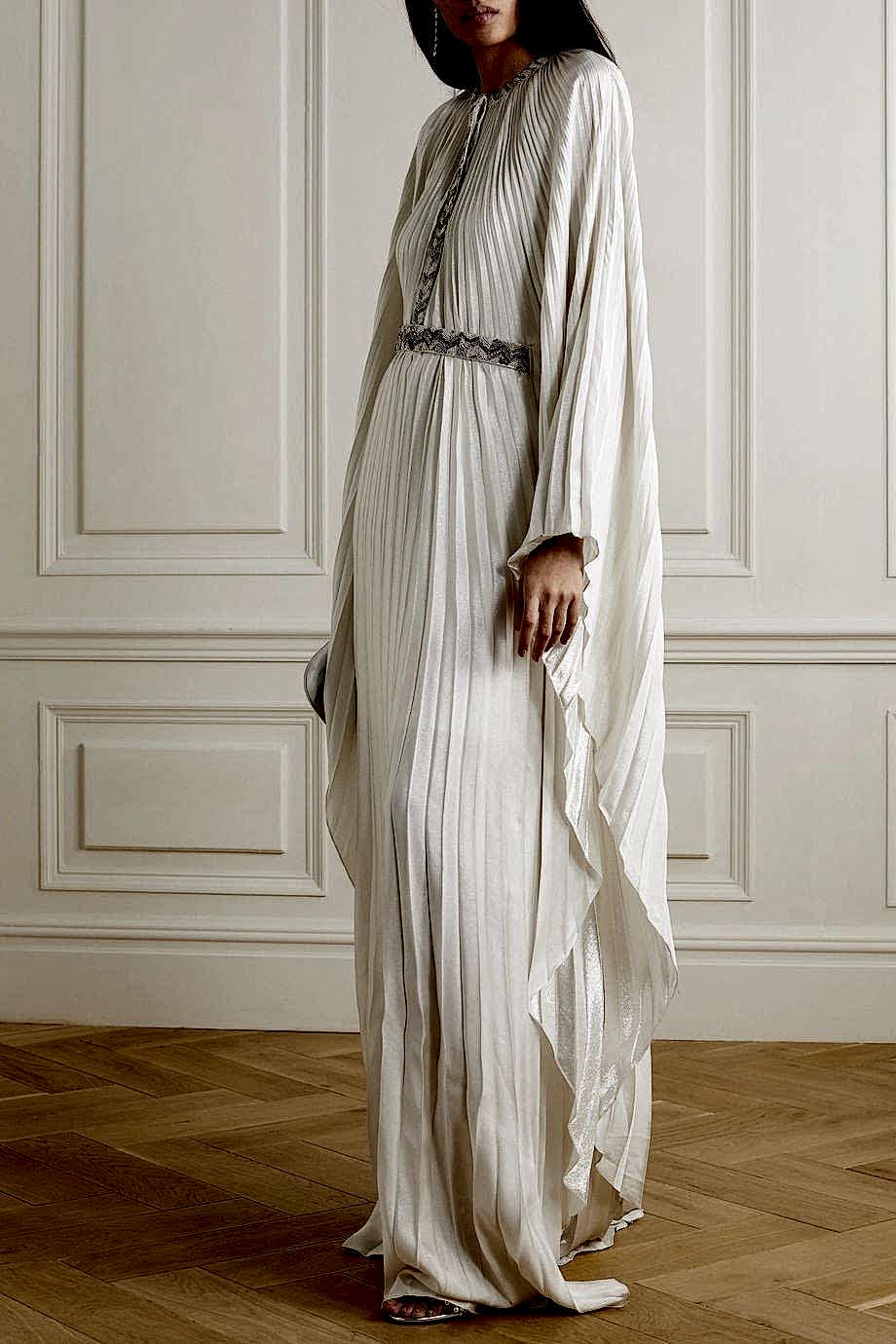 kaftan cape gown