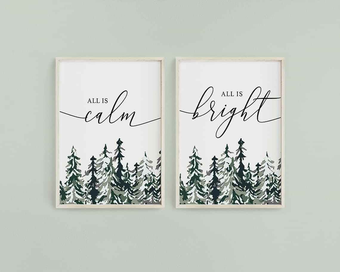 paint by number seasonal decor