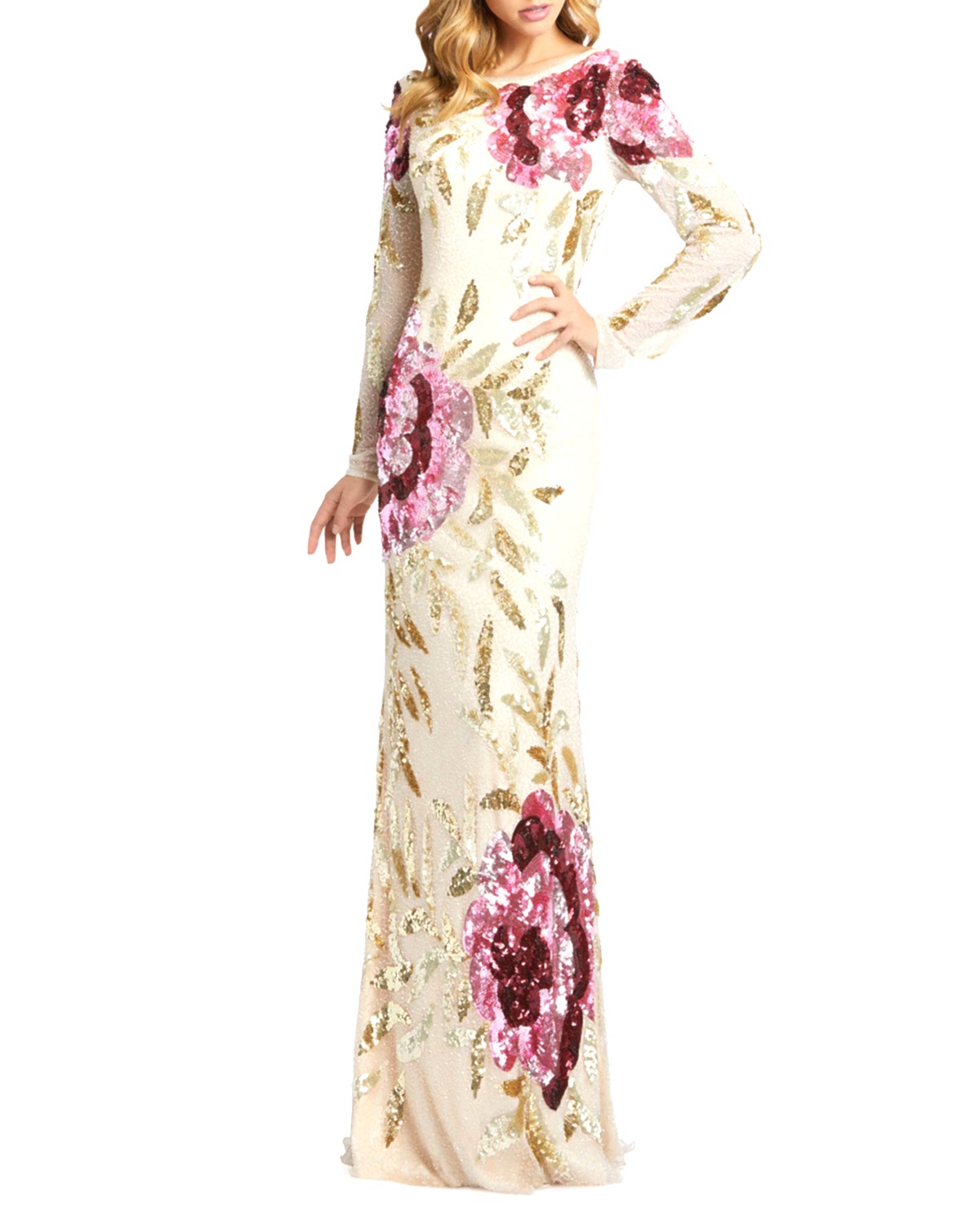 not the most typical of wedding dresses with sleeves