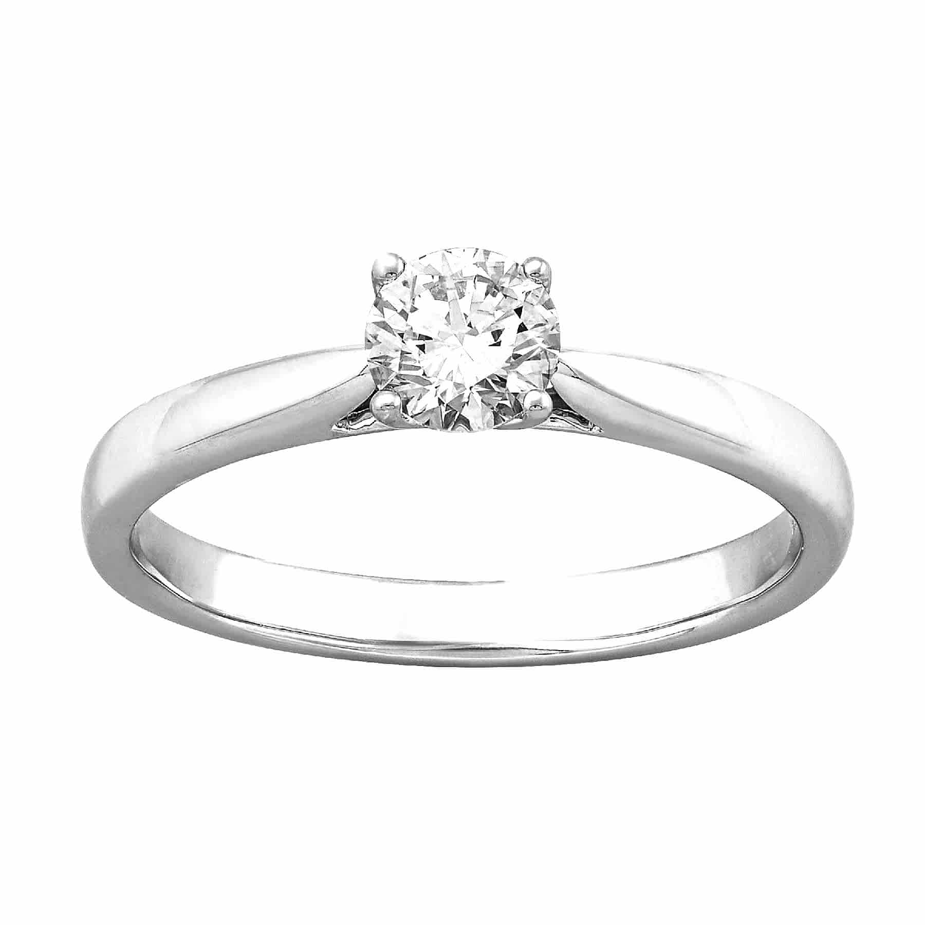 white gold diamond ring