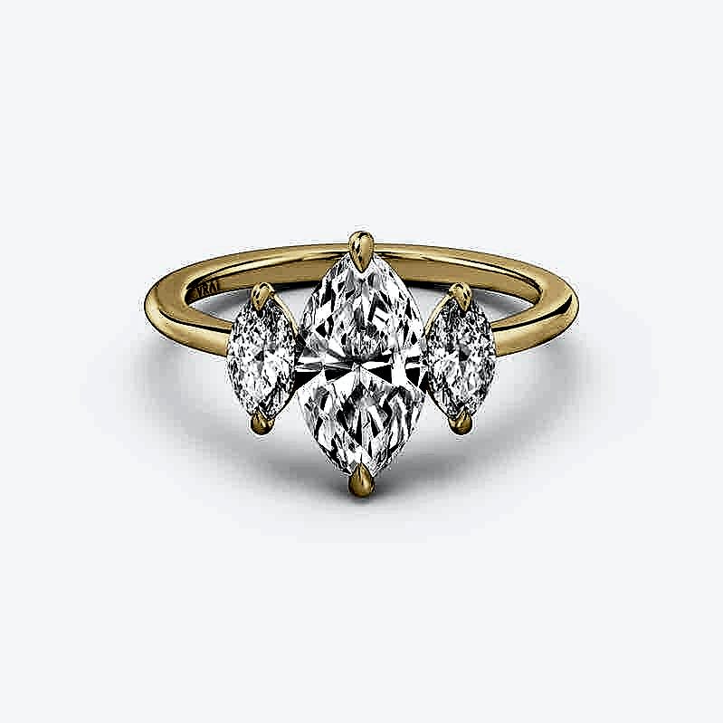 trio diamond ring