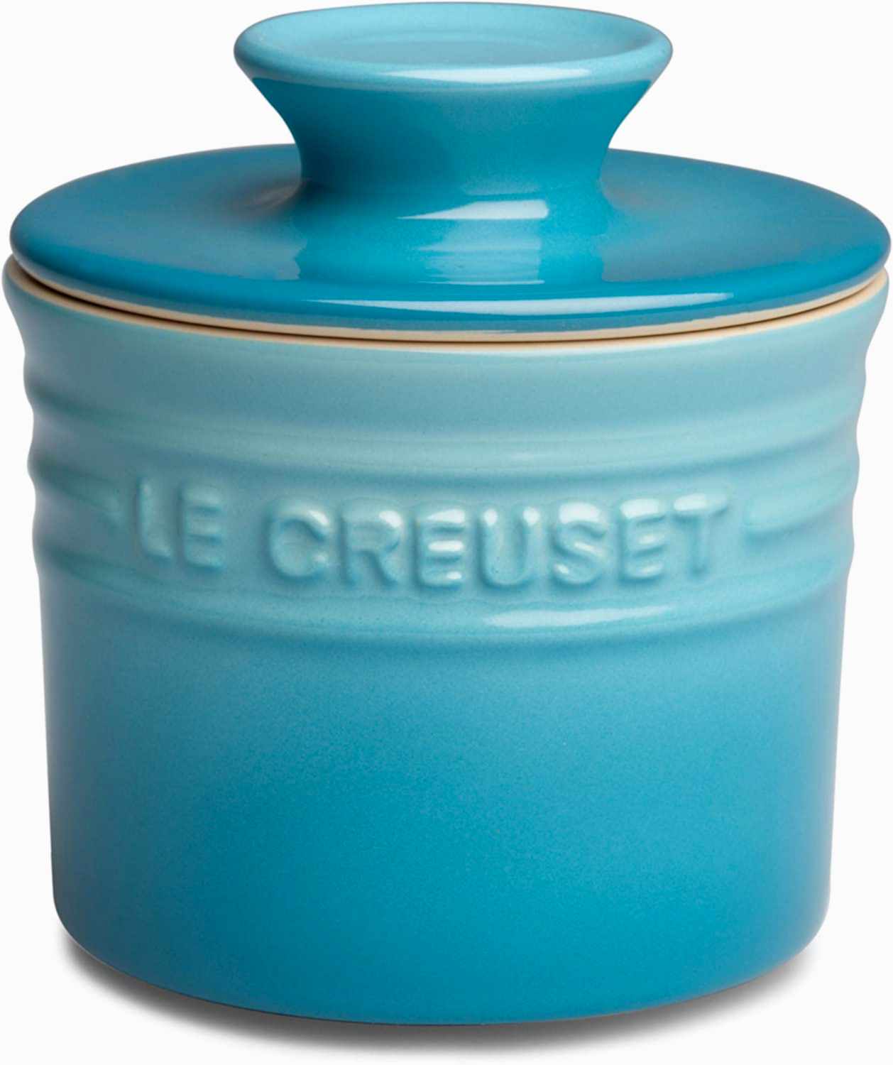blue butter crock