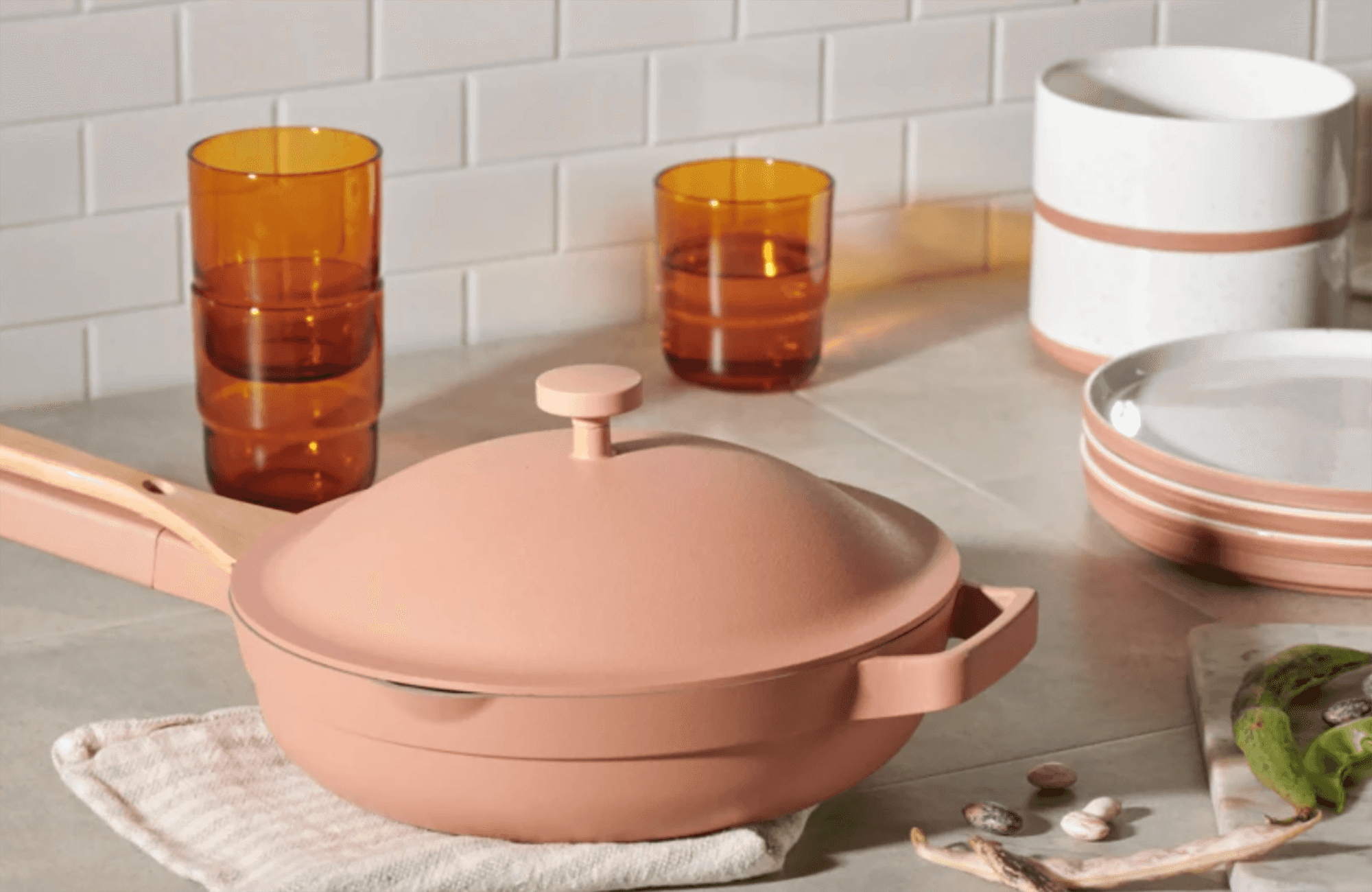 always rose gold pan
