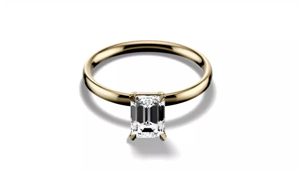 solitaire diamond band