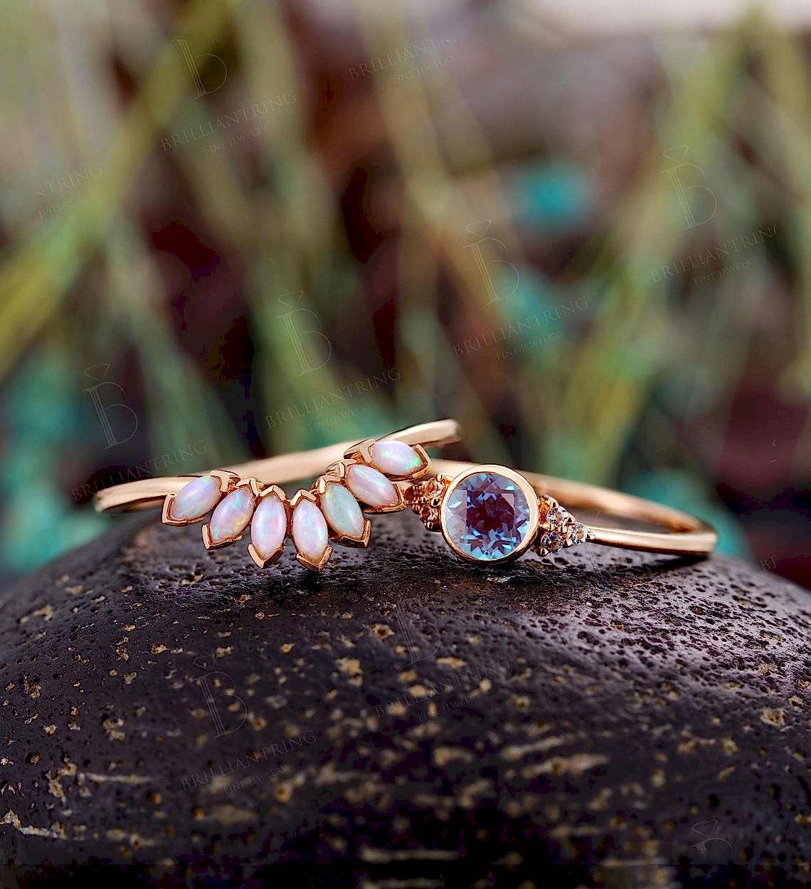 vintage ring set