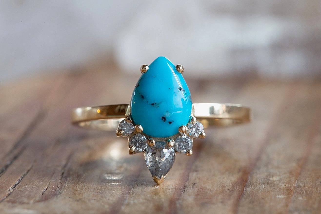 turquoise engagement ring
