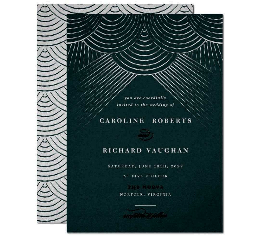 fancy cheap wedding invitation