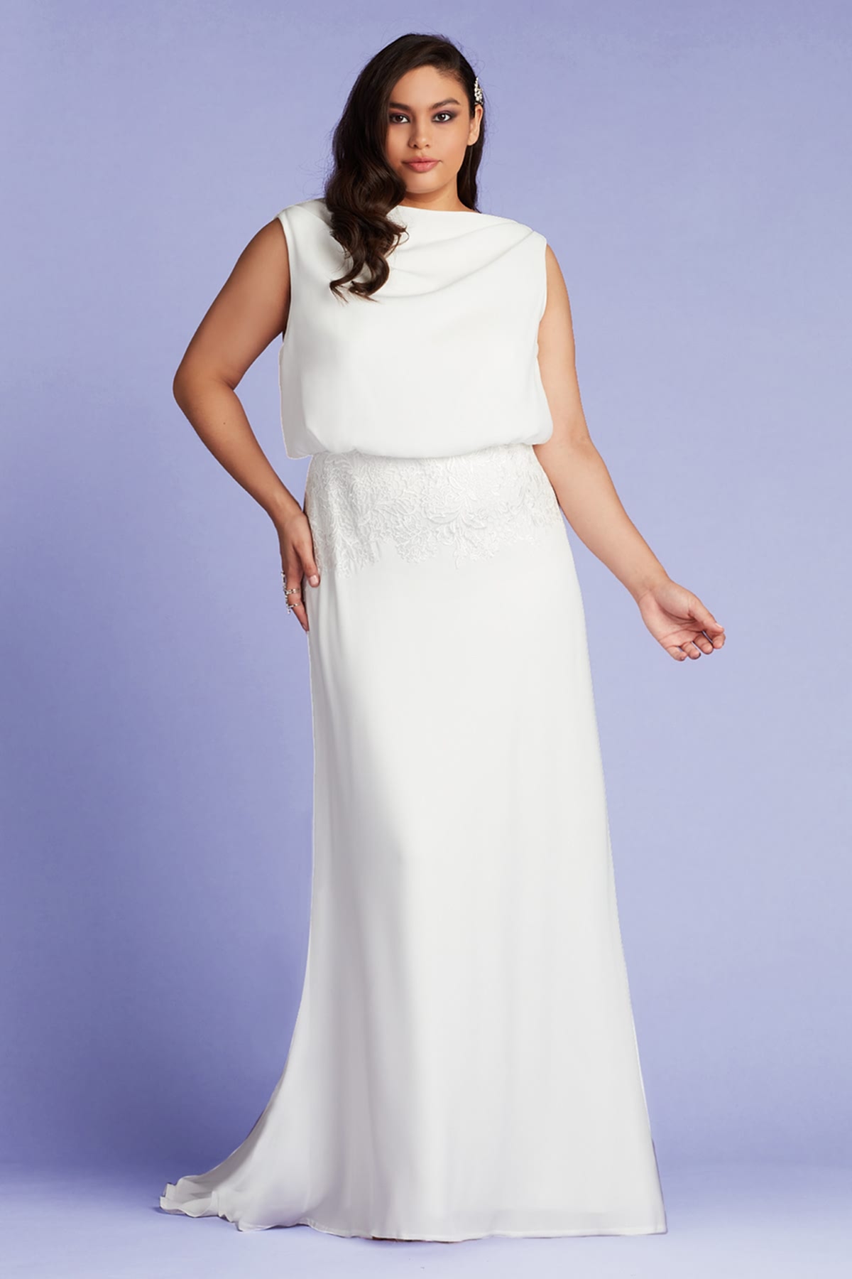 plus size wedding gown