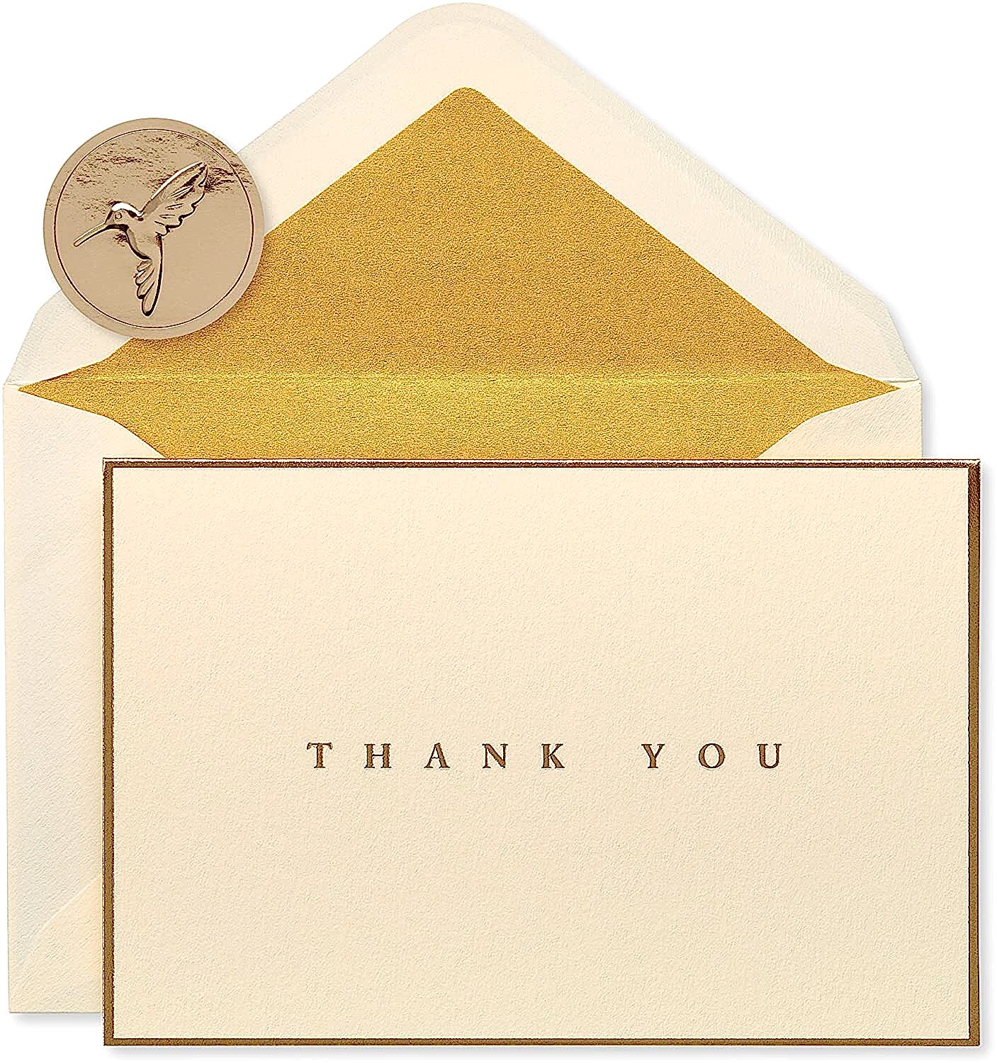 gold border card