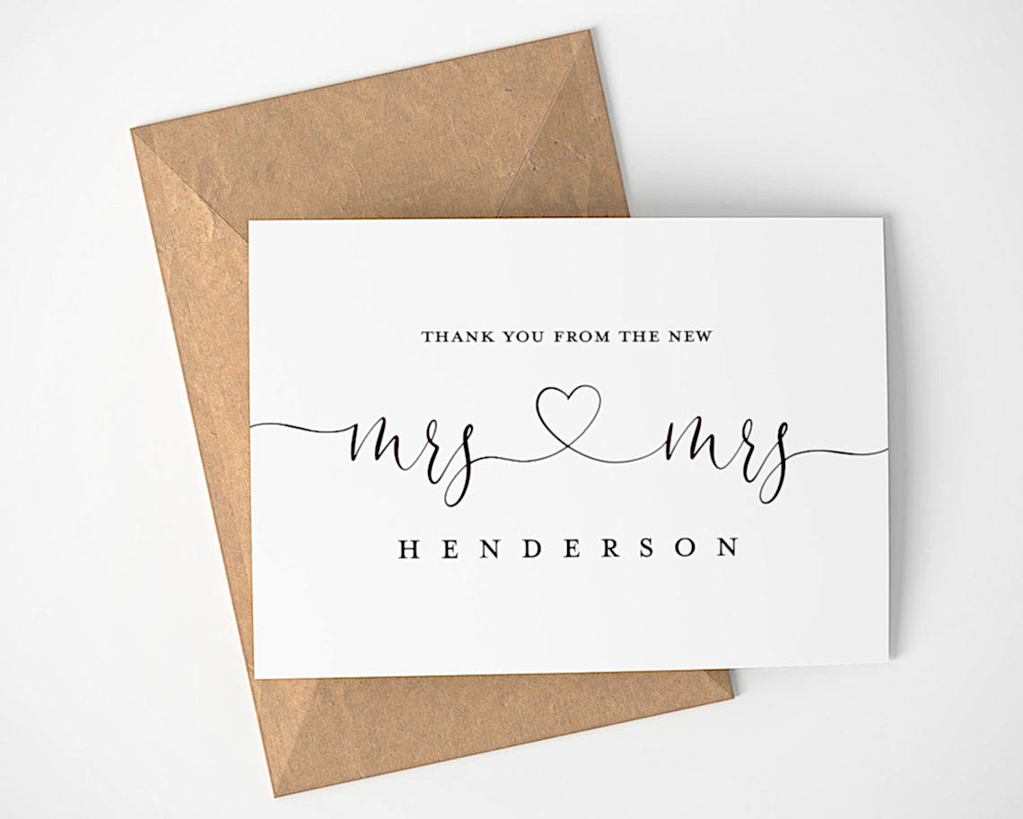 mrs. and mrs. card