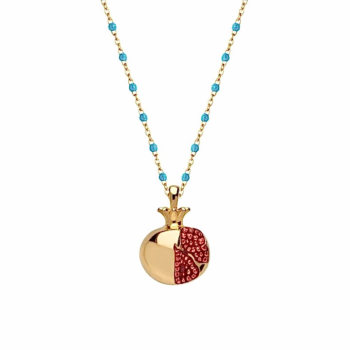 pomegranate necklace