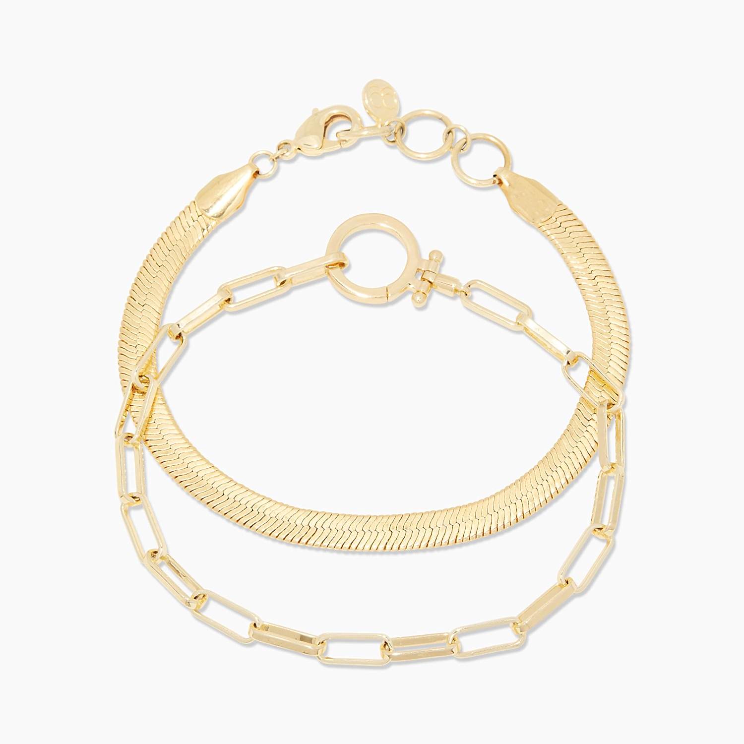 gold bracelet set