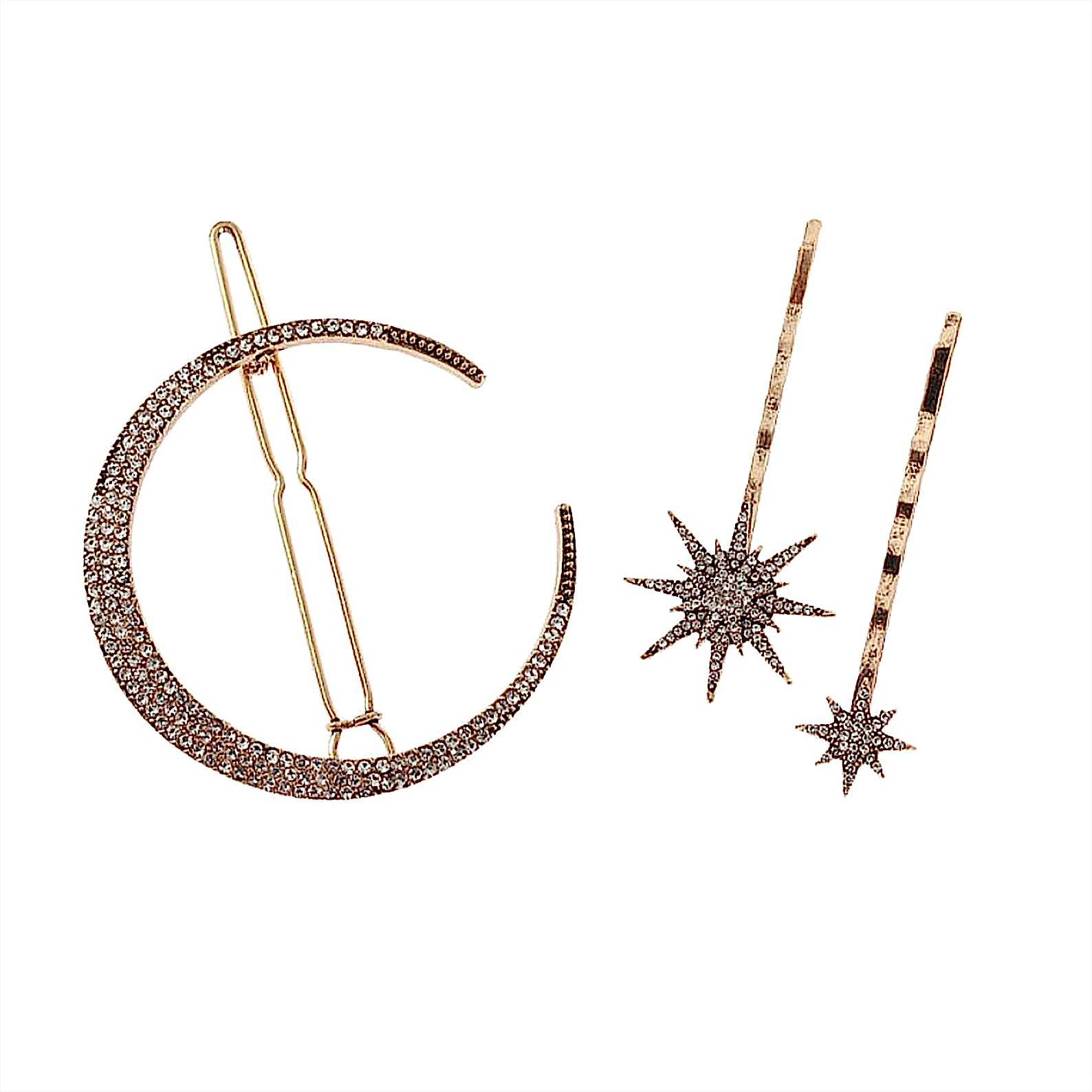 celestial hair pins