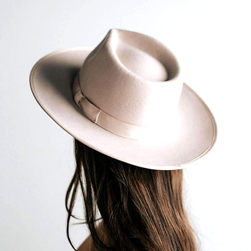 off white rancher hat