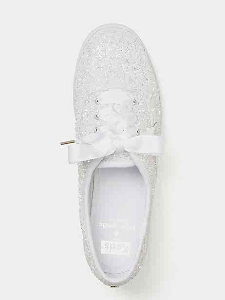 white sparkle sneakers